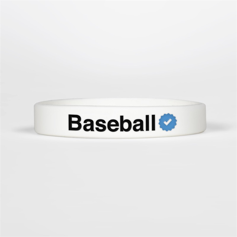 baseball rubber bracelets