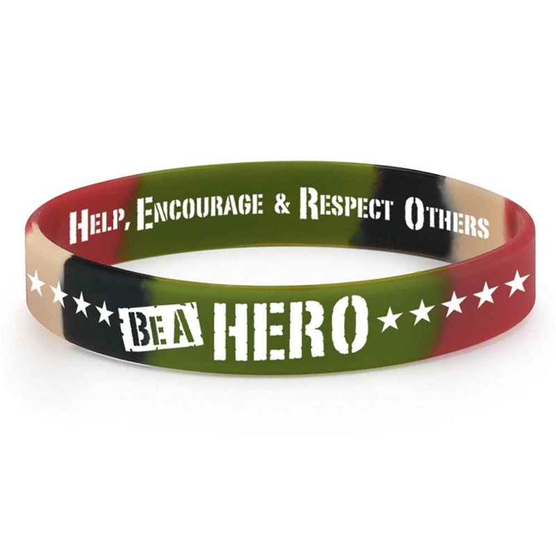 military silicone bracelets