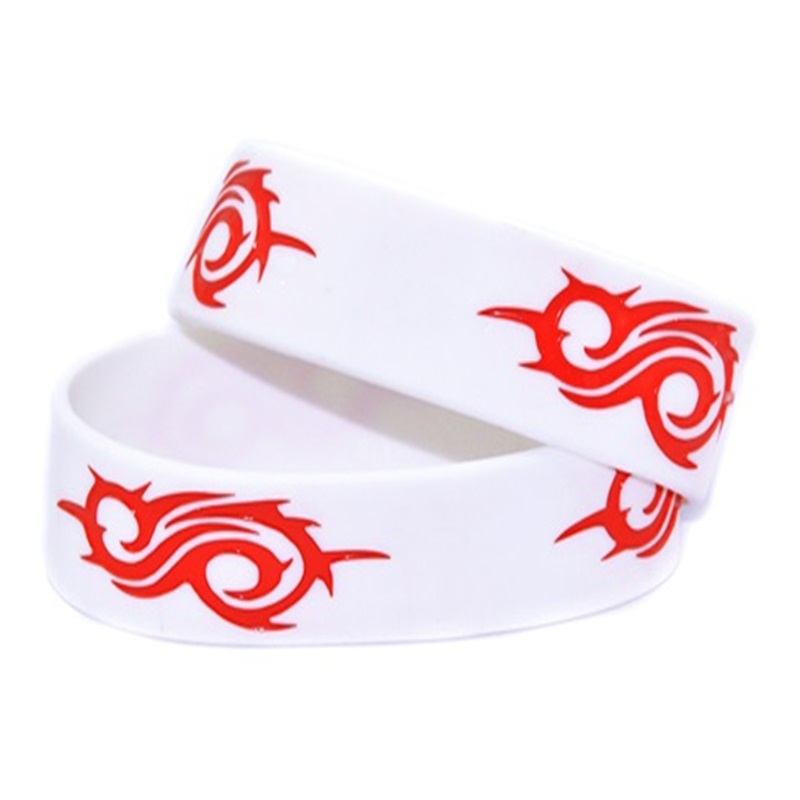 white silicone bracelet 1